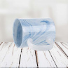 Кружка голубой мрамор с разводами на заказ печать своего изображения Фото № 2